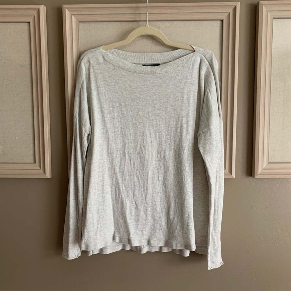 Vince boatneck long sleeve top